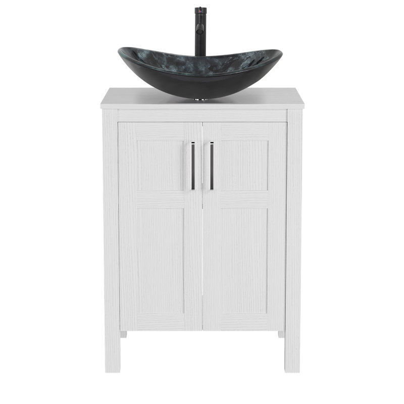 Meuble-lavabo autoportant avec lavabo