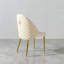 Chaise de salle à manger en acier inoxydable