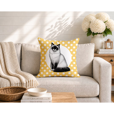 Oreiller réversible intérieur / extérieur Ragdoll Cat