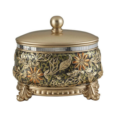 9 Inch Chrysanthemum Resin Jewellery Box
