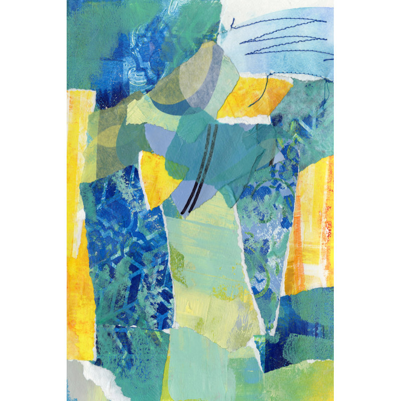 Reclaimed Collage IV - Print, 122 cm H x 81 cm W, Wrapped Canvas