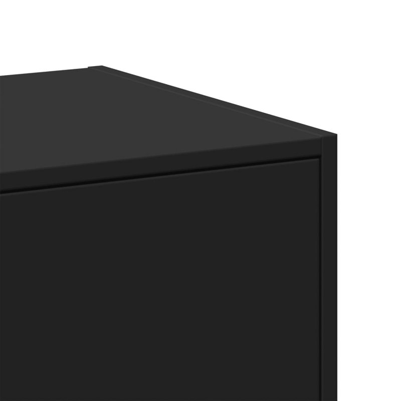 Apothecary Cabinet Engineered Wood, Black, 174.5cm H x 30cm W x 41cm D