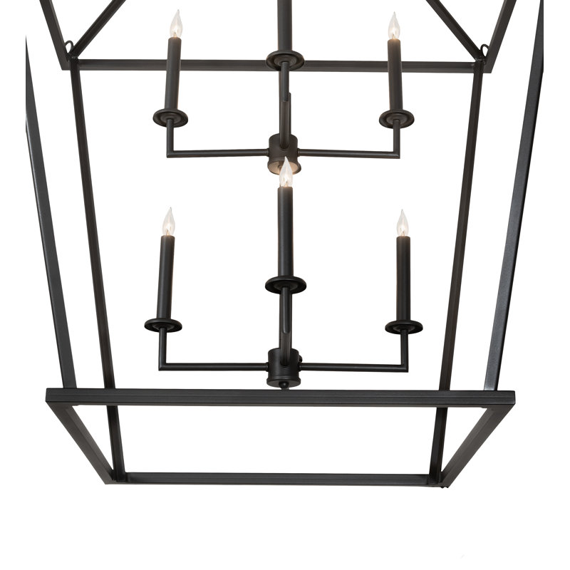 Lustre carré 36 po Kitzi