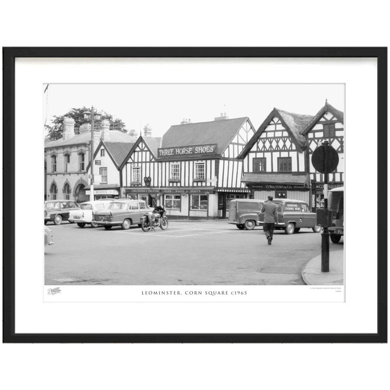 Leominster, Corn Square C1965 by Francis Frith - Single Picture Frame Print, 28cm H x 36cm W x 2.3cm D