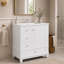 Meuble-lavabo autoportant Velmori de 30 po avec comptoir en céramique et rangement intelligent-1901780292-1901780294