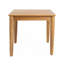 Table d'appoint rustique en bois d'acacia avec lattes pour l'extérieur et l'intérieur