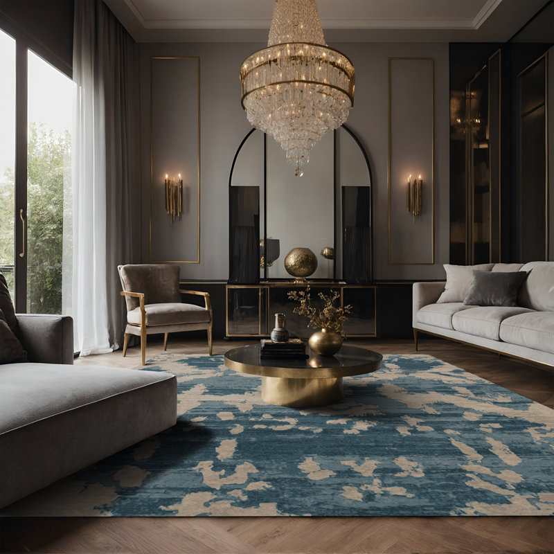 Tapis gris soyeux et moelleux, Tapis de couloir 2 pi x 5 pi
