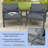  Arusha Antilles 2 Person Aluminum Patio Furniture Club Chairs With Cushions-1457091909-1457091910