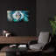  «Make Waves In The World» par Rey Klimt, art mural en verre acrylique, 24 po x 12 po