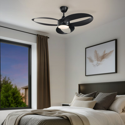 Ventilateur de plafond à DEL de 42 po avec lumière et télécommande inclus