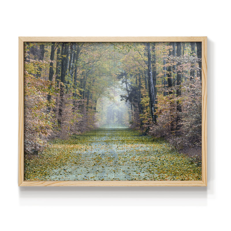 Sentier enchanté - reproduction encadrée - réaménageable, H 16 po x l 20 po, Naturel