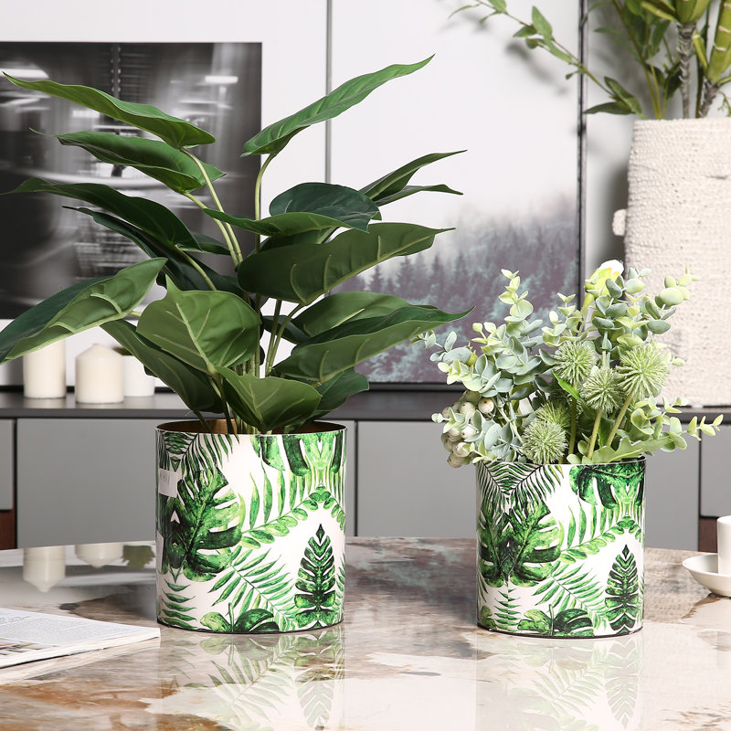 Handmade Metal Statue Planter