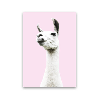 Pink Llama by Victoria Frost - Print