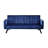 Convertible Sofa Bed with Cup Holders, Tufted Sleeper Couch for Small Spaces