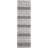Natura Hand Woven Viscose/Wool Geometric Rug in Gray/Black-5736727