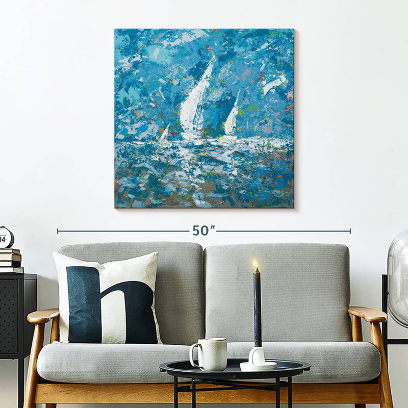 Avery Sailing II, 30" H x 30" W
