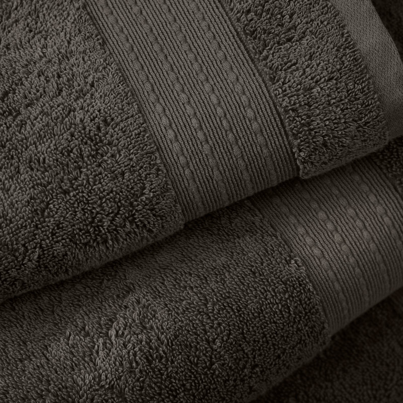 Supima Cotton 100% Cotton, Charcoal Grey, Hand Towel