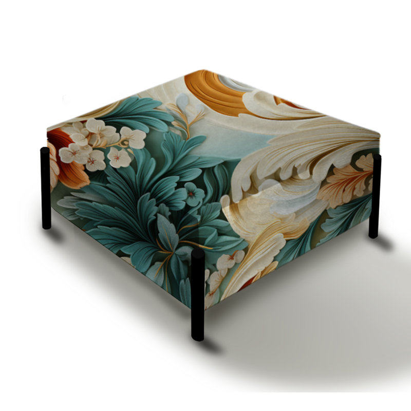 Repose-pieds Rustic Paisley