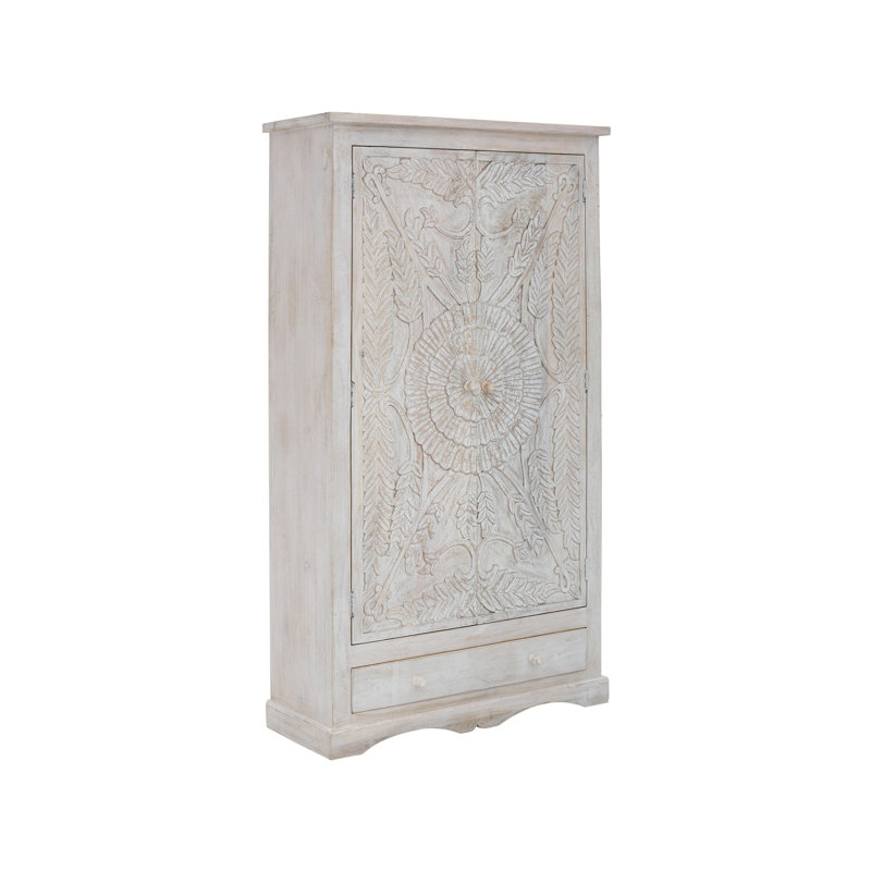 Una 2 Door Solid Wood Wardrobe