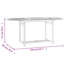 Braya 6 - Person Solid Wood Patio Dining Set Rectangular Table