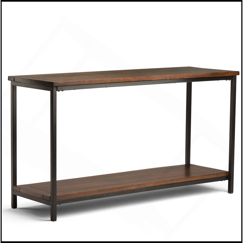 Skyler - Console de canapé - Brun cognac foncé