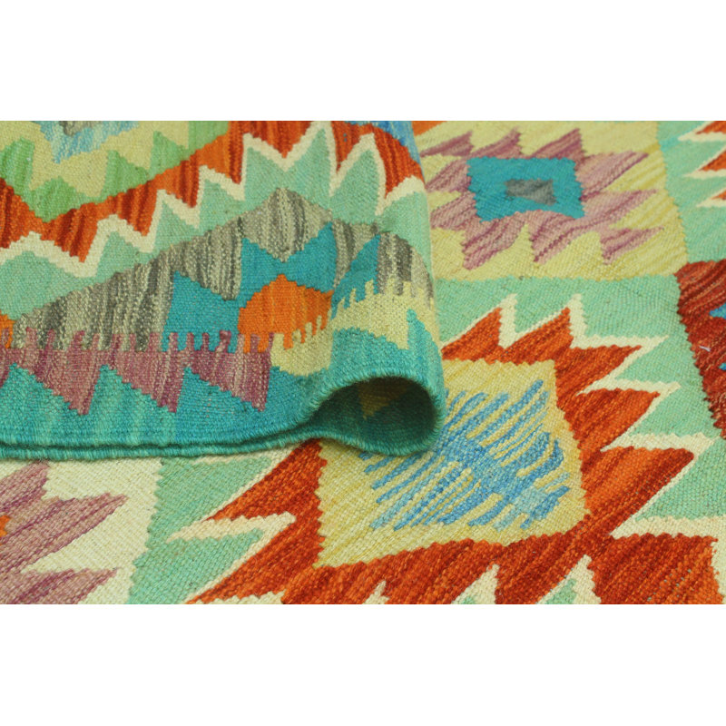 Bobbee Wool Geometric Indoor Rug