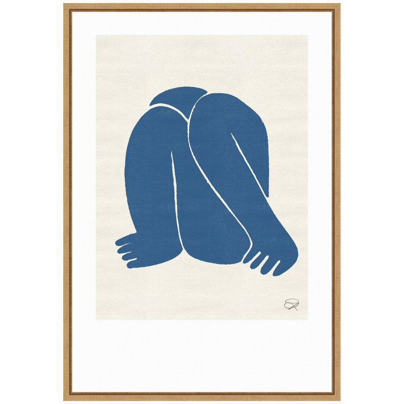«Head Down II Royal» par Rocket Jack, reproduction d'art sur toile encadrée