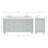 Ariel Monroe 67 Inch Double Rectangular Sink Bathroom Vanity With Quartz Countertop-105988827