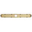 FINE FIXTURES Drain de douche linéaire de 36 pouces, insert et grille 2-en-1, bord arrondi, acier inoxydable de calibre 10, sortie centrale, crépine incluse-126703434