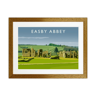 Easby Abbey by Richard O'Neill - Print