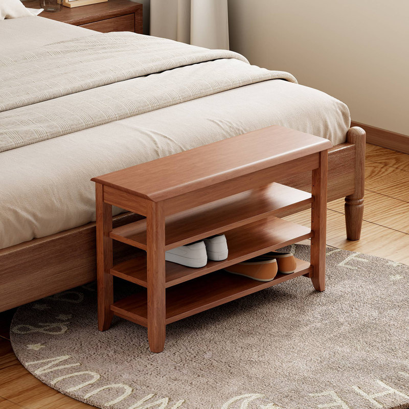 Banc à chaussures en bois massif
