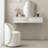 Makeup Vanity with mirror,3 drawers