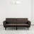 Futon Sofa Brown Color Converts Into Bed Tufted Fabric Iron Leg Back Support 1Pc Sofa Pocket Coil-306243847