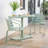 Outdoor Iron Bistro - For Backyard, 2 Chairs & Oval Table Spaces, Iron,-1803036980
