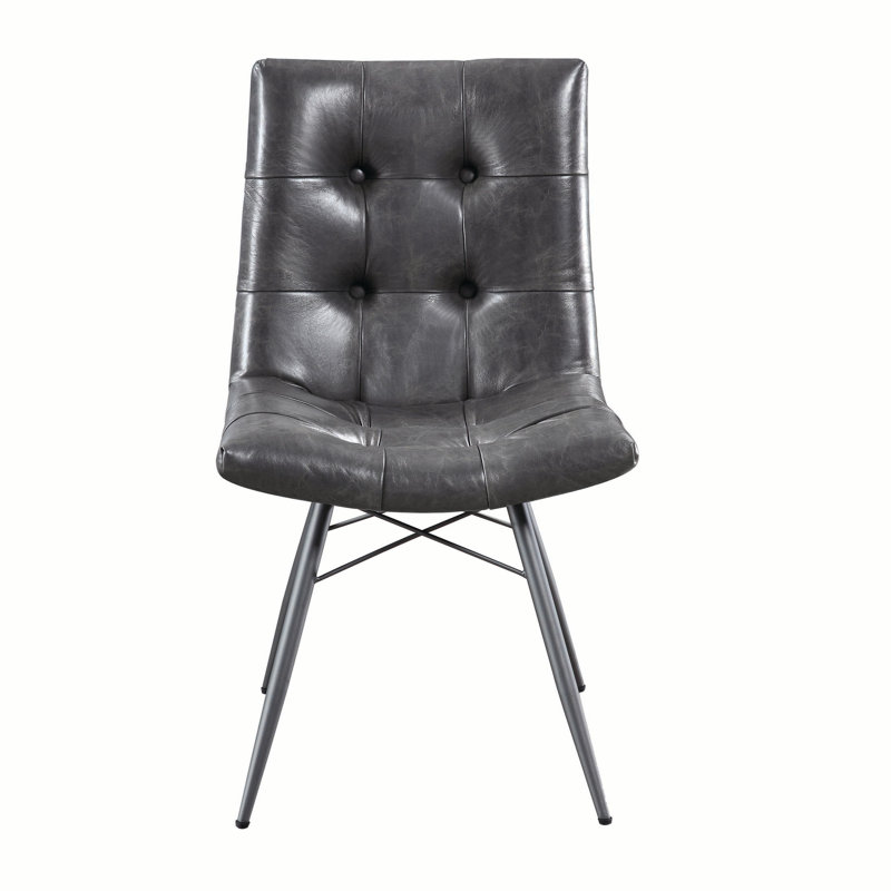 Chaise d'appoint capitonnée Elazar