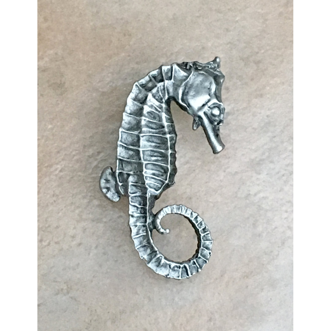 Tropical 2 5/8" Sea Horse Novelty Knob D'Artefax 