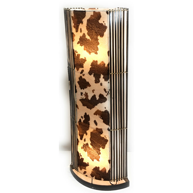 Gurdeep 40'' Black Column Floor Lamp
