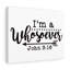 I'm A Whosoever - Wrapped Canvas Print-1732746095