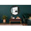 Huldar Glass Flat Wall Mirror