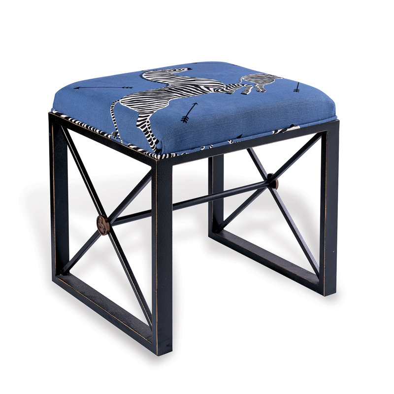 Scalamandre Steel Vanity Stool