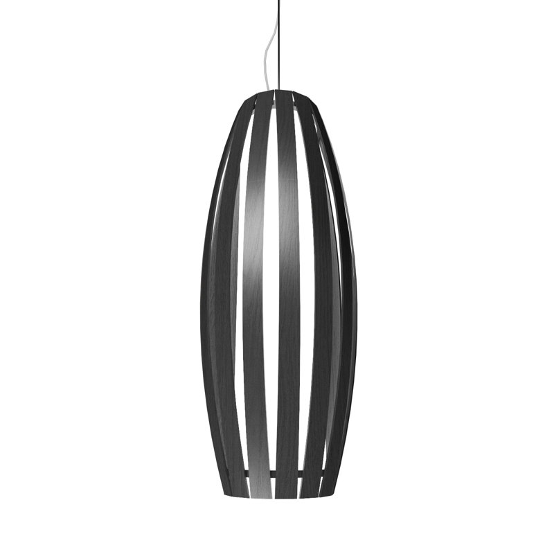 1 - Light Pendant, 27.95" H x 9.65" W x 9.65" D, Sand