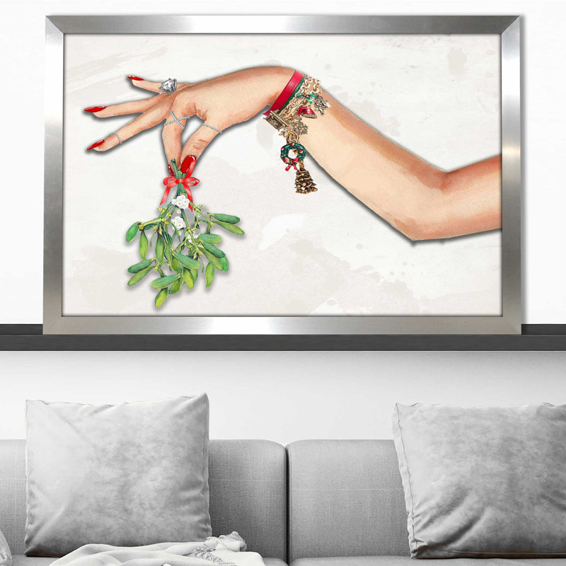 «Kiss Me 2 (Horizontal)» par Jodi - impression, Encadrement argenté, H 33,5 po x l 49,5 po x P 1 po