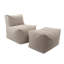 Outdoor Pouf Bench, Seascape Sand-1270672333