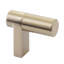 Emtek Select Cabinet Finger Pull 1-1/2in, Rectangular Stem & Knurled Pull, Satin Nickel-1696706950