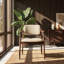 Chaise de salle à manger rembourrée en bois d'hévéa l 25,25 po x P 23,25 po x H 31,5 po Christopher Knight Home®