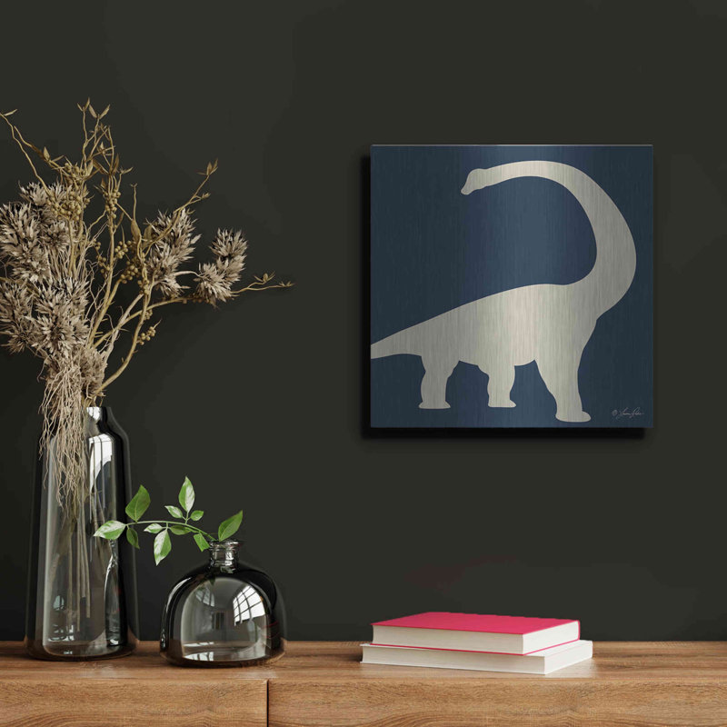 " Dino II " by Lauren Rader, 12" H x 12" W