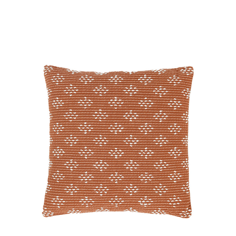 Square Throw Cushion, Orange