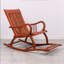 Magnifique chaise berçante décontractée en bois massif