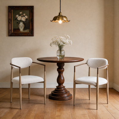 Chaise de salle à manger moderne avec dossier rembourré et dossier rembourré (ensemble de 2)