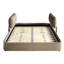Base de lit Cloud avec tête de lit mobile surdimensionnée et rembourrée-288872234